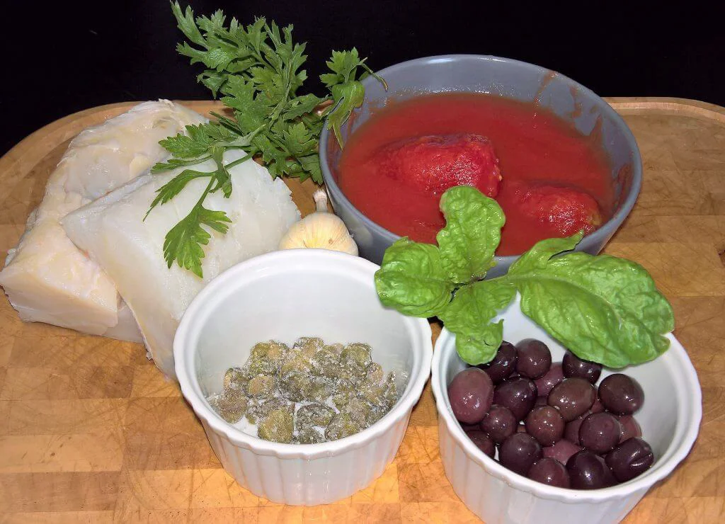 Spaghetti con stoccafisso alla marinara